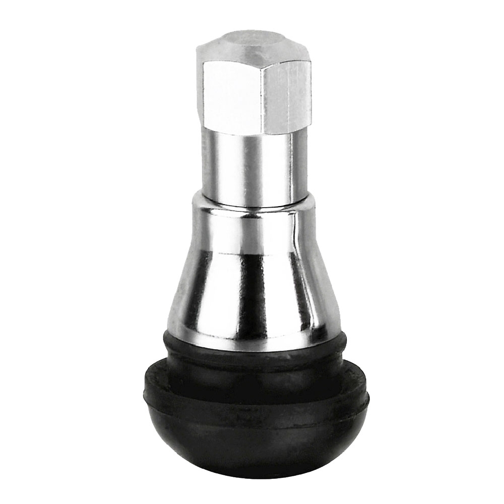 100 Stück Chrom - Snap-In-Ventil TR412