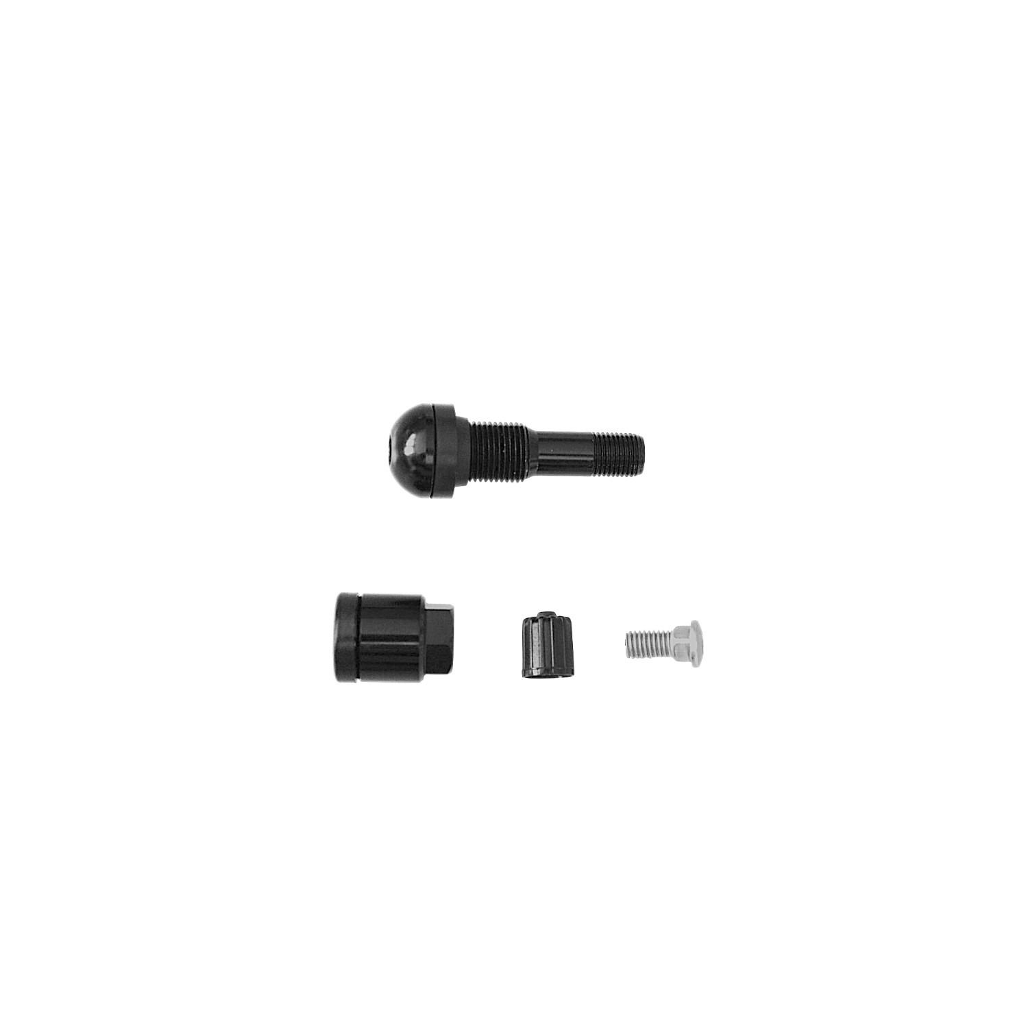 Clamp-In Alu-Ventil für BH-Sens / HUF (kompatibel) RDV026 43mm Gen2 Schwarz (1)