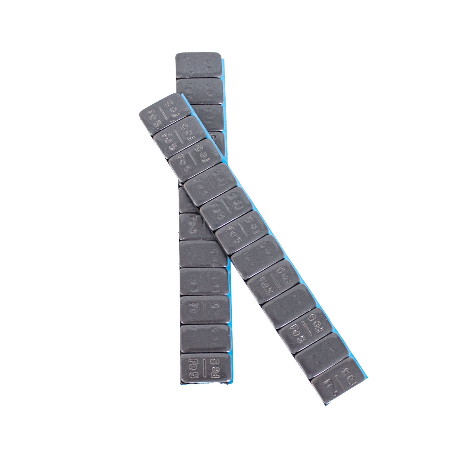 Klebegewicht Riegel 5/5 - 50 Riegel doppelt beschichtet Titan