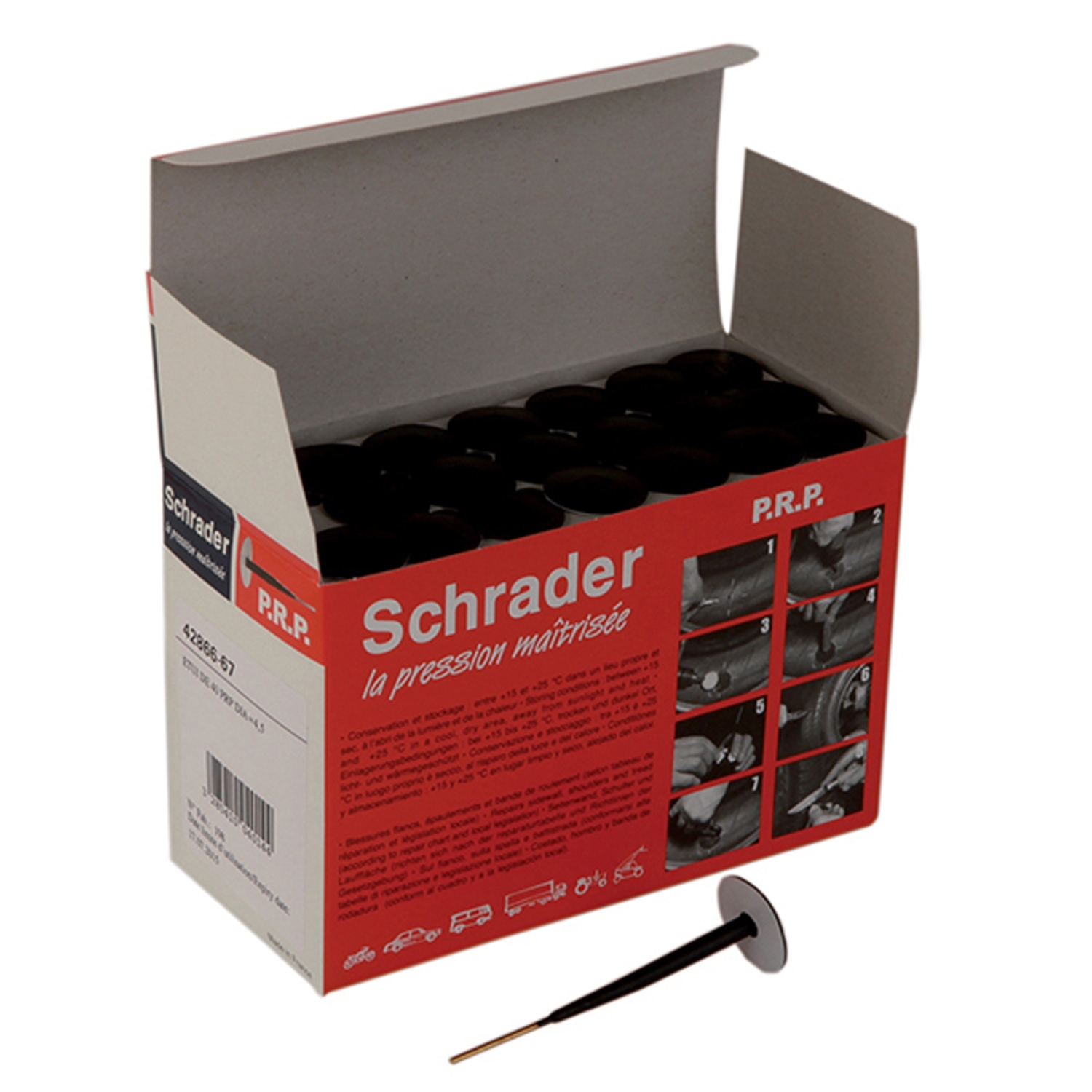 Schrader Reparatur Pilz PRP Durchmesser 4,5mm - 1 Pack a 40