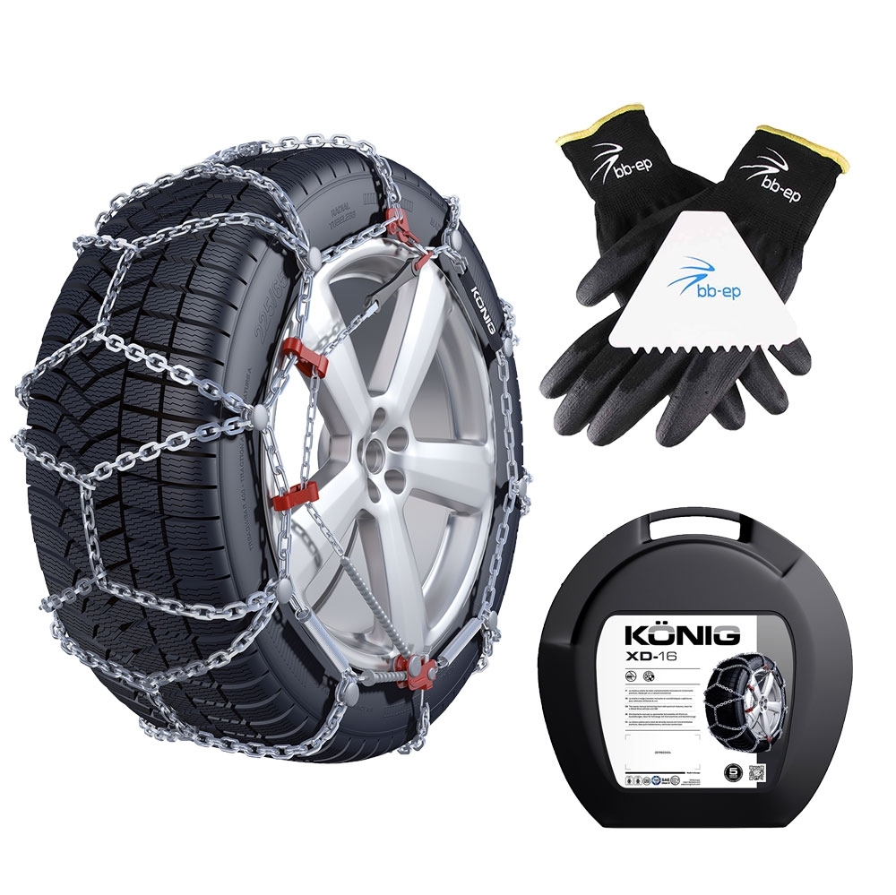 Schneekettenset XD-16 f. Mitsubishi L200 (2006) 255/70 R15