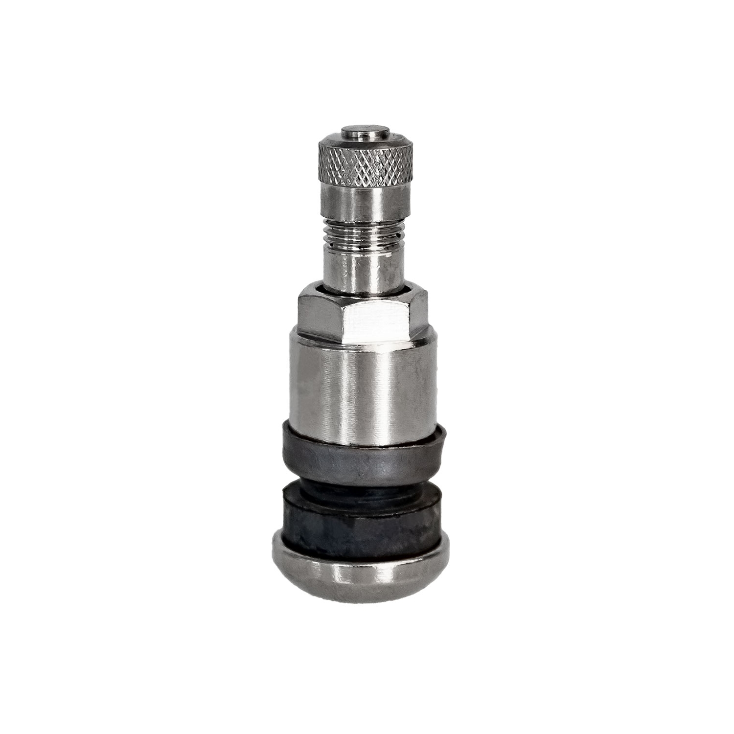 100 Stück Metallventil Messing - MS525N - silber