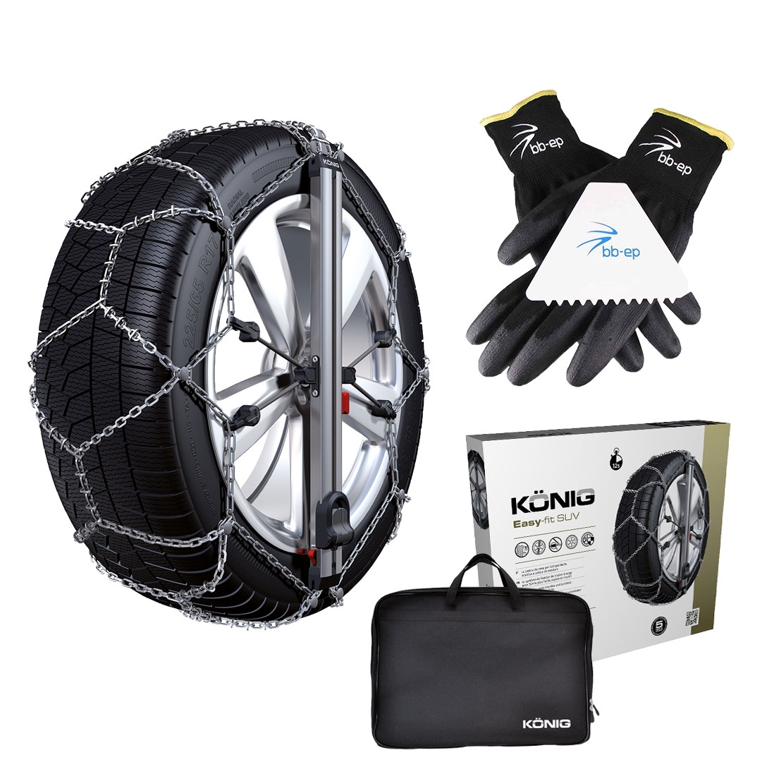 Schneekettenset f. Honda CR-V (2018) 235/60 R18