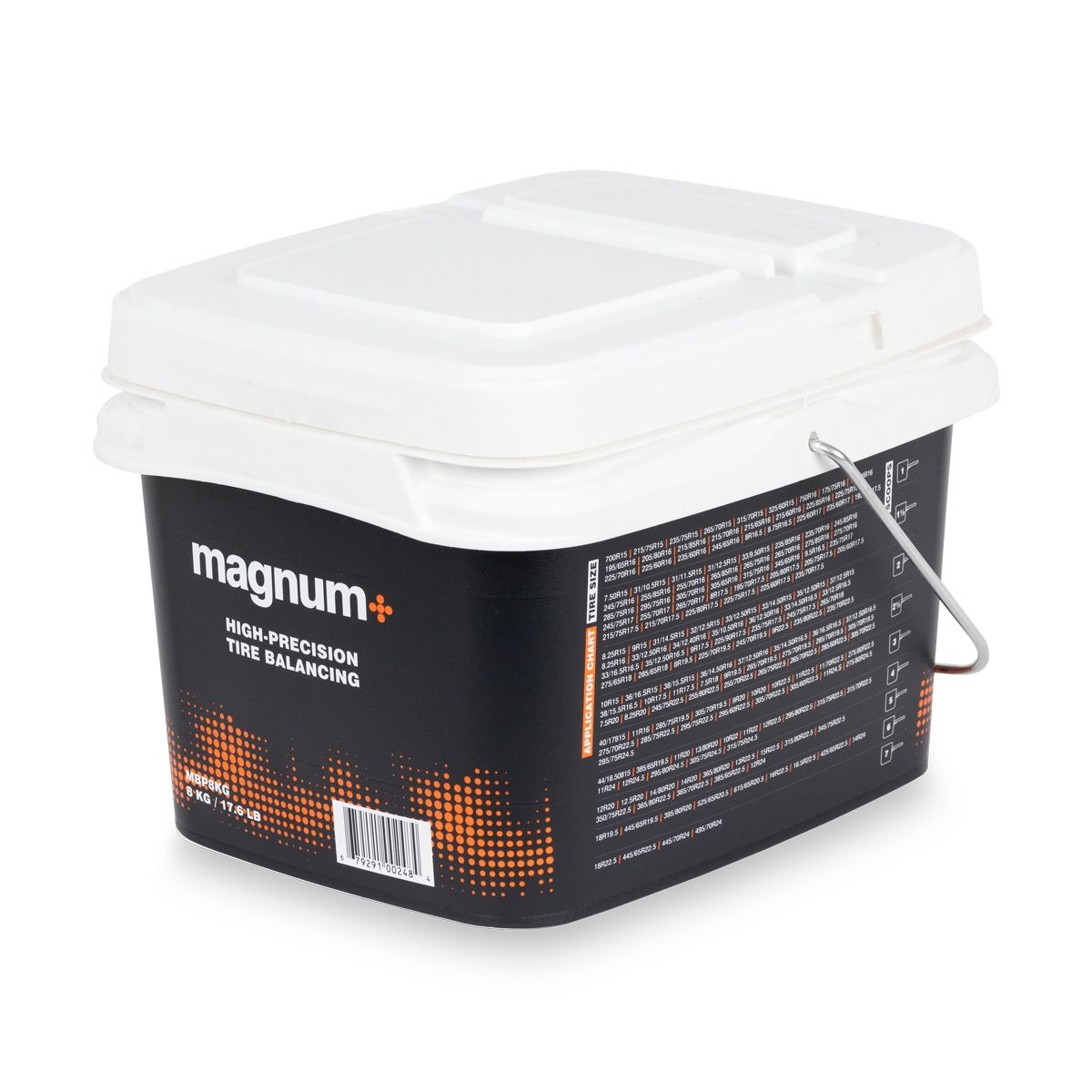 Magnum Plus 8kg Auswuchtpulver Wuchtpulver Reifen Auswuchtgewicht Eimer LKW Bus