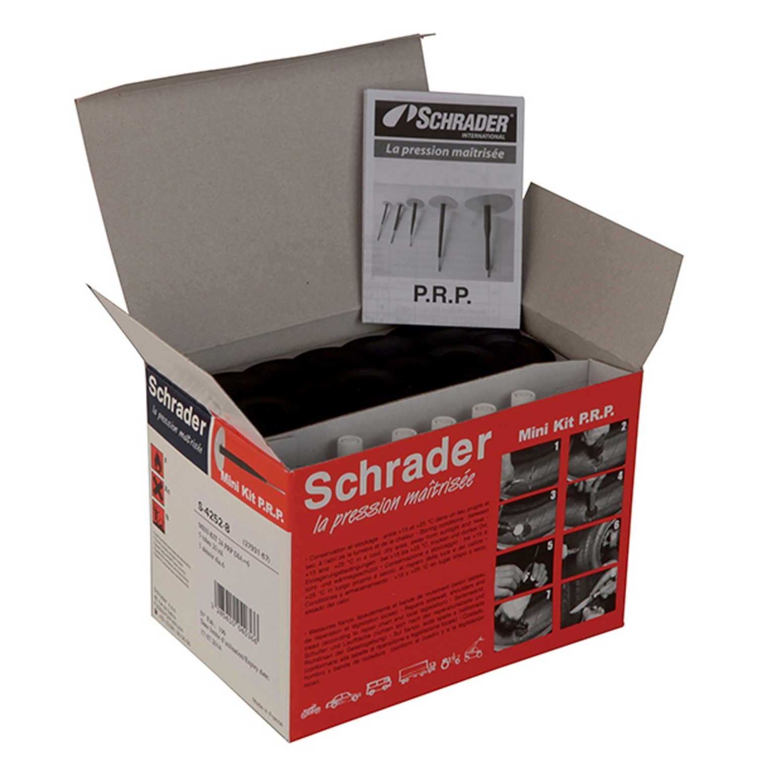 Schrader Mini-Kit Reifenreparatur Pilze Set  S-4252