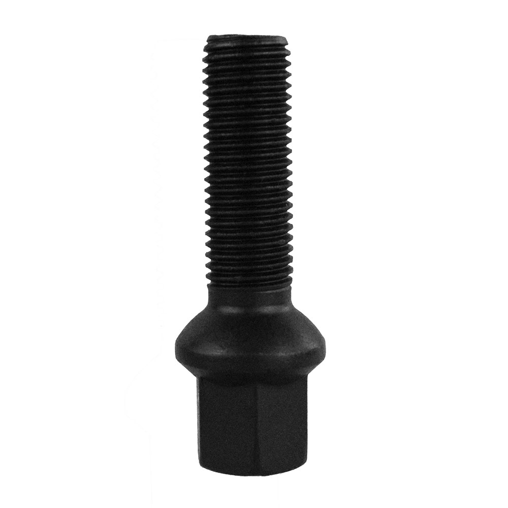Radschraube schwarz M14 x 1.50 x 57/79 mm mit Kubu R14