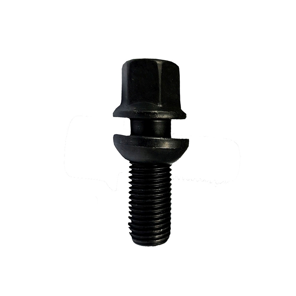 Radschraube schwarz M14 x 1.50 x 54/83 mm mit beweglichem Kugelbund R14