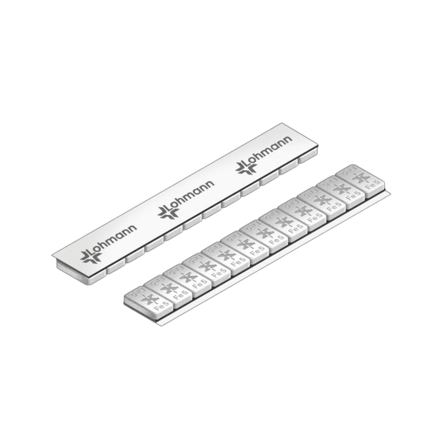 614C TRAX 60g Riegel silber - Klebegewichte Sub Zero All Weather Tape 50 Riegel