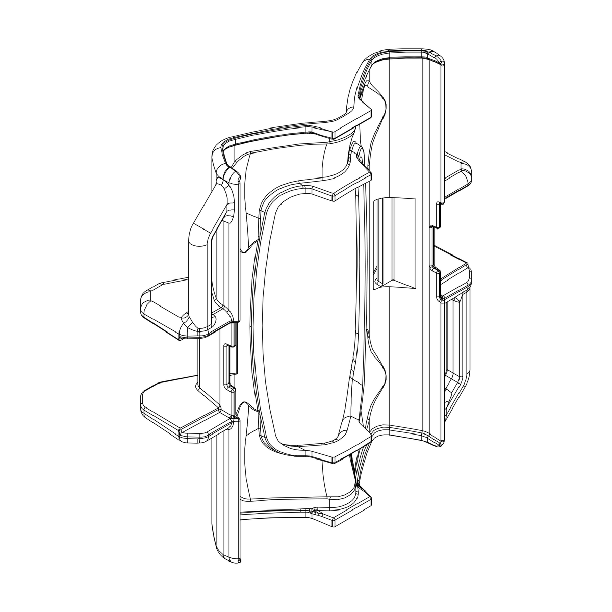 Wheel holder symetric