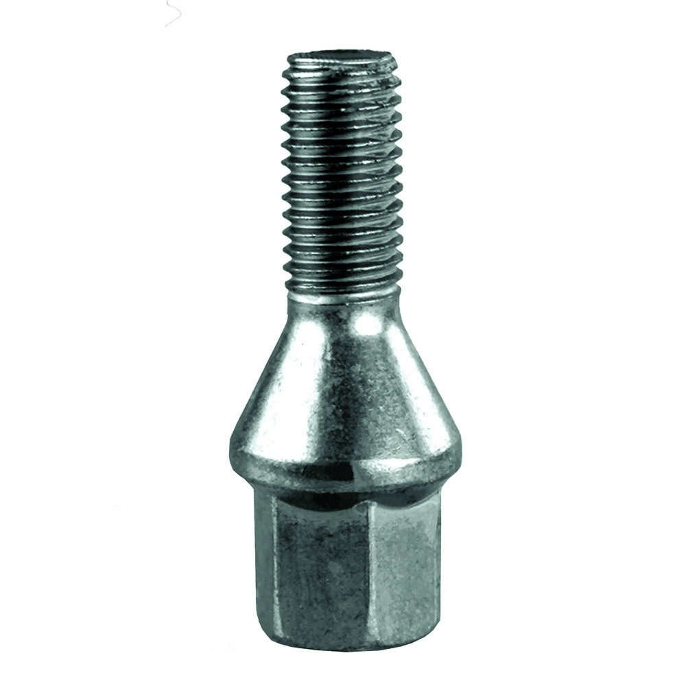 Radschraube  silber M14 x 1.50 x 27/54 mm mit Kegelbund 60°