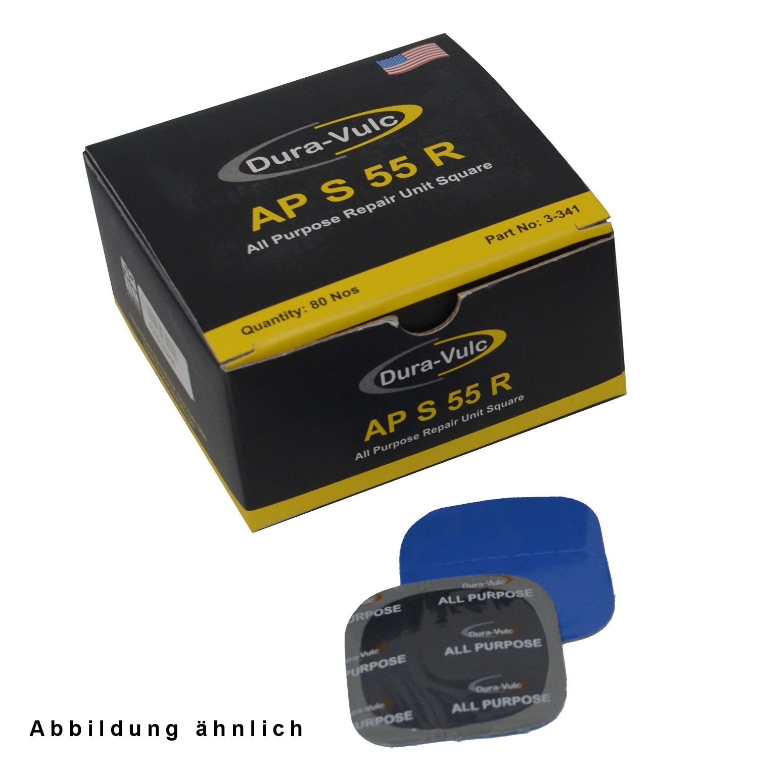 DURA-VULC SOFT CUSHION ALL PURPOSE REPAIR UNIT SQUARE APS65R 25/BOX (1)