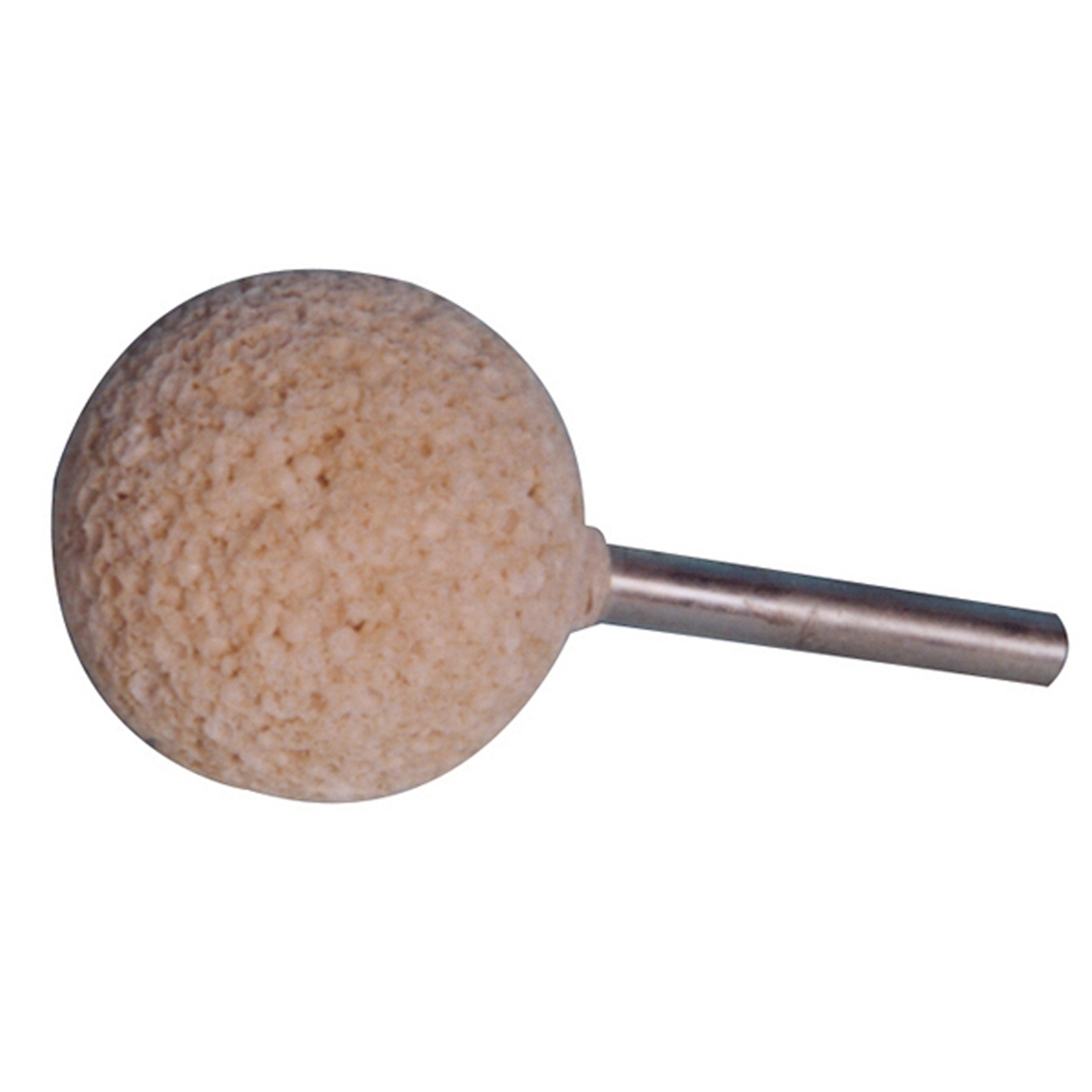Muschelstein, Aufrauher, Schleifkugel mit Schaft 6mm