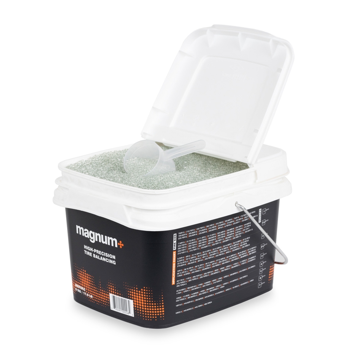 Magnum Plus 8kg Auswuchtpulver Wuchtpulver Reifen Auswuchtgewicht Eimer LKW Bus