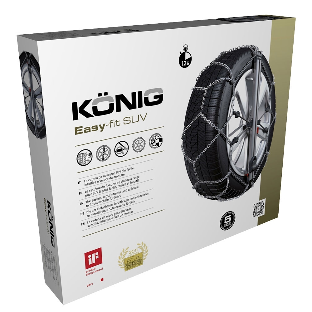 Schneekettenset f. Ssang-Yong Kyron (2005) 225/70 R16