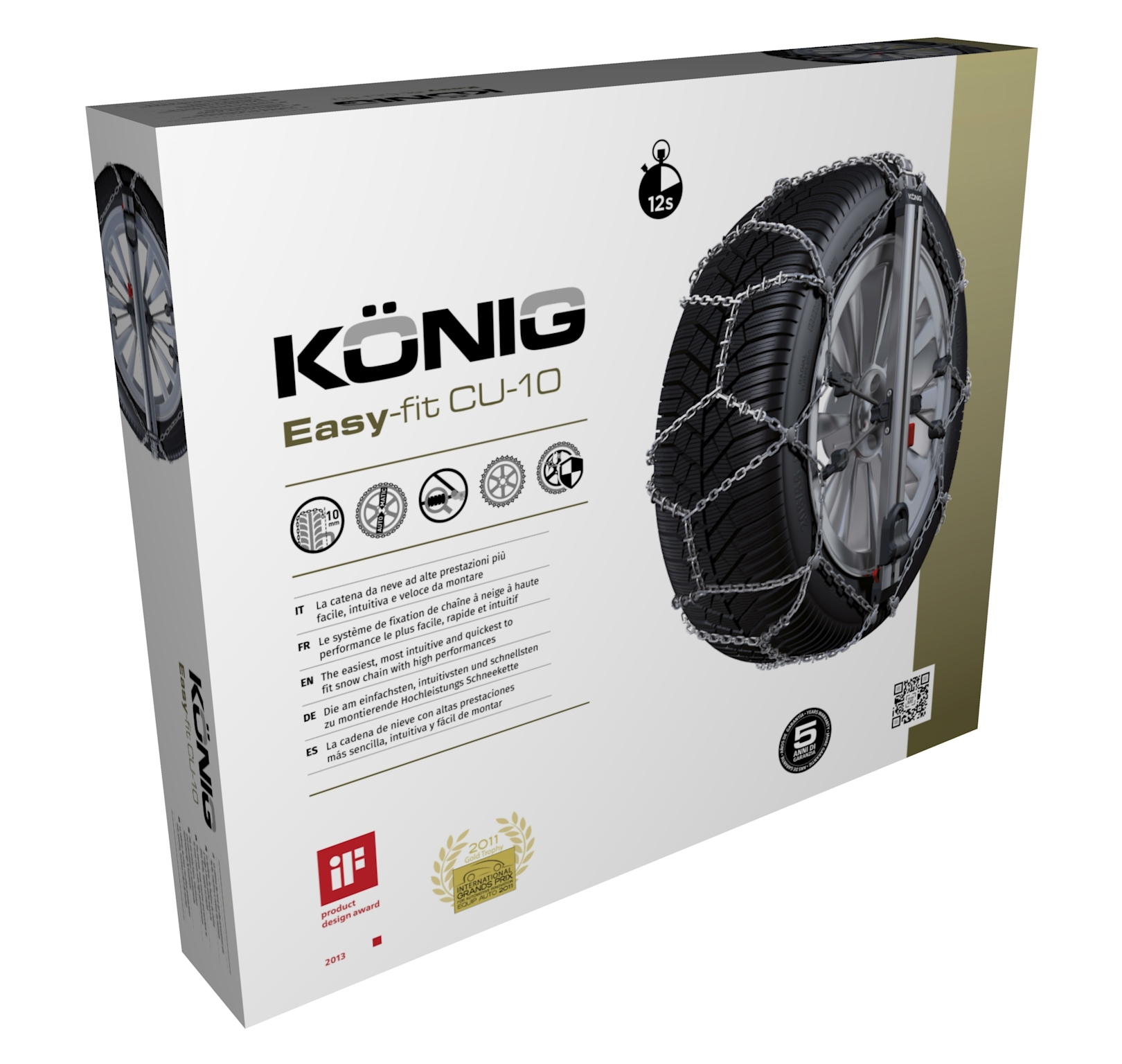 König Easy Fit CU-10 Schneekette  097